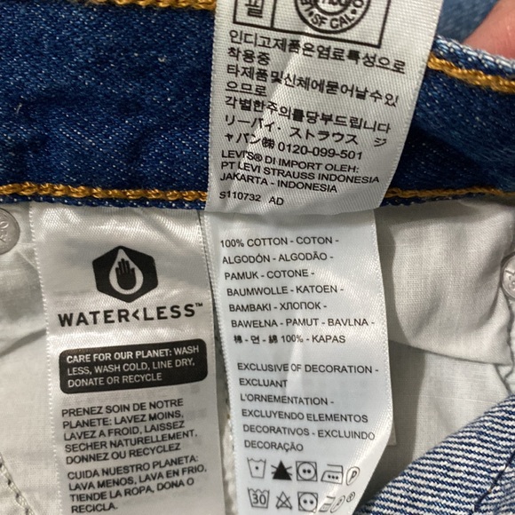 Levi’s Premium Wedgie Icon Fit cropped rigid denim jeans in medium wash sz 26 - Picture 14 of 15